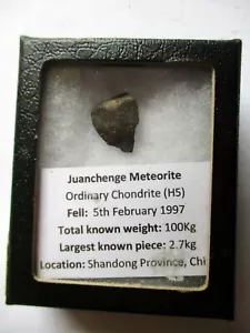 Juanchenge Meteorite fragement rare collectable 20mm 5g - Foto 1 di 5