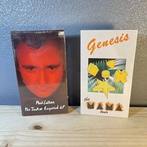 LOT Genesis the Mama Tour VHS Live Music Phil Collins No Jacket Required 1984 - Picture 1 of 11