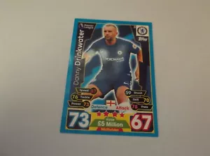 Topps Match Attax 17/18 "DANNY DRINKWATER" #88 Chelsea FC Trading Card - Picture 1 of 2