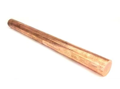 C14500 ALLOY 145 TELLURIUM COPPER BLANK ROUND ROD (.625) 5/8" DIA X 10" - Image 1 of 3