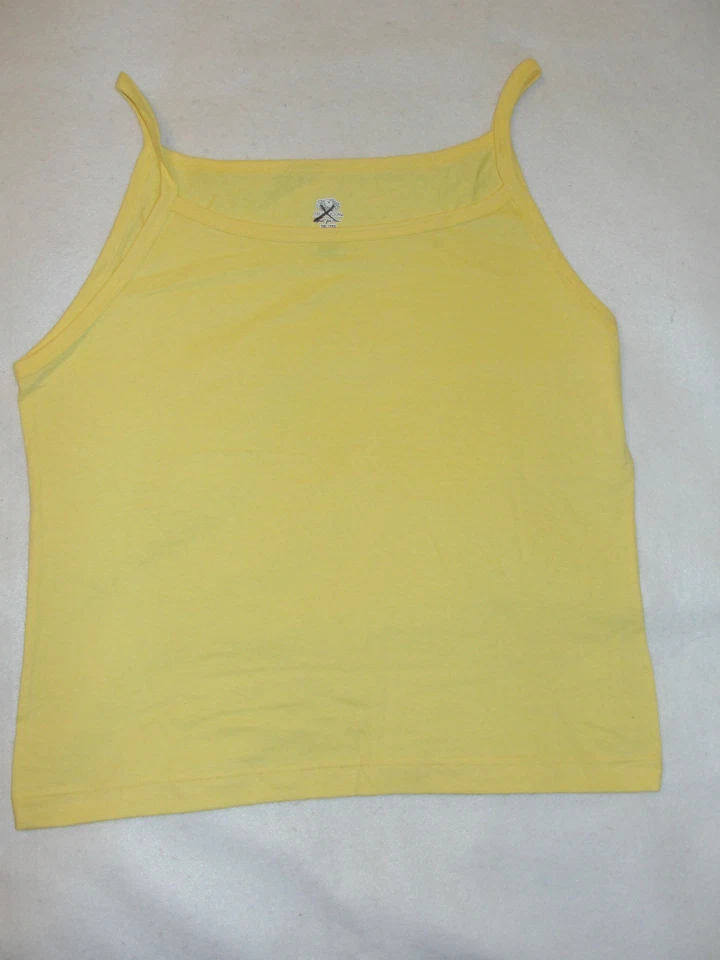 Camiseta sin mangas Fruit of the Loom amarilla con correa de espagueti para mujer - talla 2X - nueva sin etiquetas Foto 1 de 1