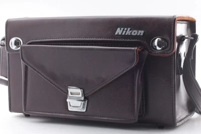 Vintage NiKON FB-17 Brown Leather Camera Hard Shell Bag Carry Case CLEAN - Image 1 of 4