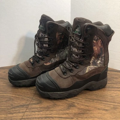 ROCKY Blizzard Stalker Juvenil 6" Aislado WP Invierno Botas de Nieve Camufladas Talla 7W 1000G Foto 1 de 4