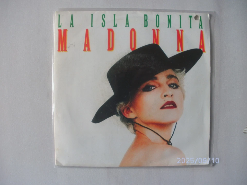 7" Single : Madonna – La Isla Bonita (Remix + instrumental)  1987 - Bild 1 von 3