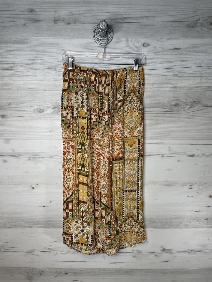 Christian Siriano New York Pants Womens Medium Boho Wide Leg Drawstring Pockets - Image 1 of 4