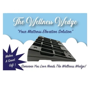 The Wellness Wedge Your Mattress Elevation Solution Two Pack of Bed Wedges - Picture 1 of 13