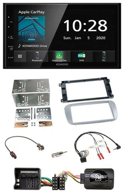 Kenwood Bluetooth Lenkrad DAB USB 2DIN Autoradio für Ford Mondeo S-Max 07-14 Pro - Bild 1 von 4