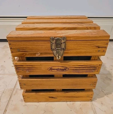 Vintage Sportcraft Heritage Collection Bocce Ball Set in Wood Crate Outdoor Game - Image 1 of 4