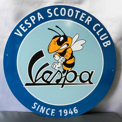 Vespa Scooter Club – Vintage Italian Scooter Sign – 50 cm (19.7”) - Image 1 of 4