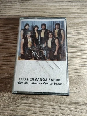 Los Hermanos Farias "Que Me Entierren Con La Banda" 1987 Cassette Tape Tejano - Image 1 of 4