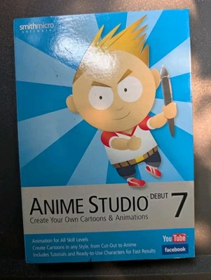 Anime Studio Debut 7 PC/MAC Software Cartoons Animation Complete - Image 1 of 4