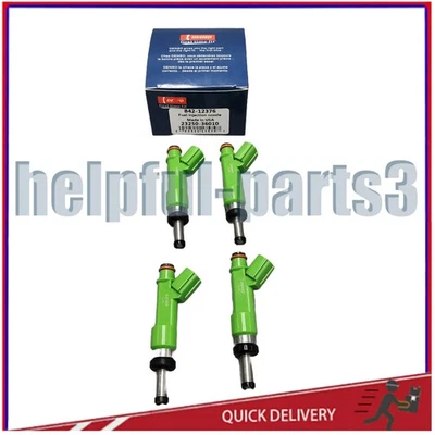 4Pcs Denso 23250-36010 Fuel Injectors for 2009-2012 Toyota Camry RAV4 Highlander Foto 1 de 4