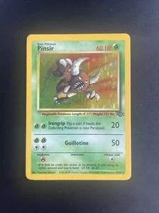 Pokémon TCG Pinsir Jungle 9/64 Holo Unlimited Holo selten WOTC LP/NM - Bild 1 von 12