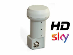 ILLUMINATORE LNB OCCHIO PARABOLA 1 USCITA HD LTE PER SEGNALE SKY TV SAT