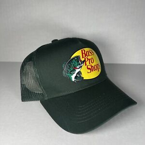 Green Bass Pro Shop Hat Cap - Adjustable Snapback - Trucker Fishing Outdoor New