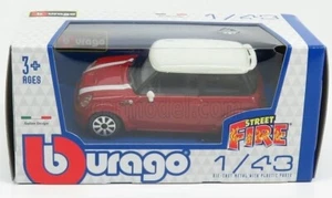 Mini Cooper S 2008 Rosso Red Burago Bburago 1:43 Nuovo 1/43 - Foto 1 di 3