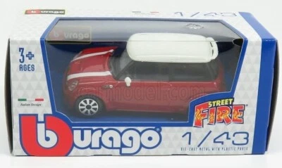 Mini Cooper S 2008 Rosso Red Burago Bburago 1:43 Nuovo 1/43 - Immagine 1 di 3