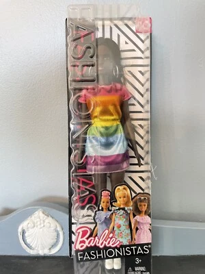 Barbie Fashionistas AA #90 RAINBOW Dress. NRFB - Image 1 of 4