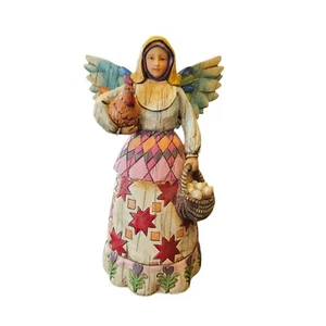 Huevos de gallina Jim Shore Heartwood Creek 2002 Angel of Faithfulness 9 pulgadas 108918 - Imagen 1 de 8