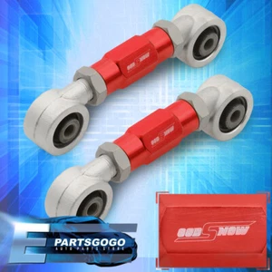 For 88-00 Civic EF EG EK / 90-01 Integra DC2 Rear JDM Control Toe Arms Kit Red - Picture 1 of 3
