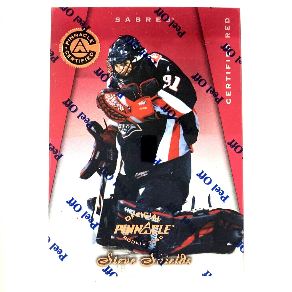 Steve Shields 1997-98 Pinnacle Certified Red Rookie Parallel #7 Buffalo Sabres - Image 1 of 2