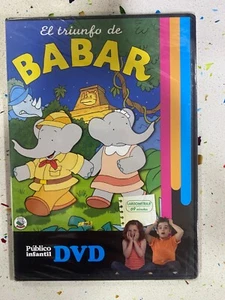 EL TRIUNFO DE BABAR EL ELEFANTITO DVD NUEVO PRECINTADO ESPAÑOL INGLES FRANCES - Imagen 1 de 2