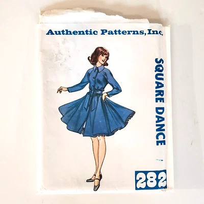 Vintage Authentic Patterns 282 square dance coat sewing pattern 6 to 18 Uncut - Image 1 of 4