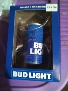 Bud Light Kurt Adler Beer Can Christmas Ornaments Natty 2021 - Picture 1 of 2