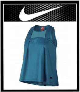 NIKE SPORTSWEAR BONDED TOP WOMEN'S INDUSTRIAL BLUE SIZE XL (NEW) MSRP $60 - Picture 1 of 10