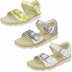 Girls Clarks Casual Summer Sandals Crown Bloom T - Picture 1 of 28