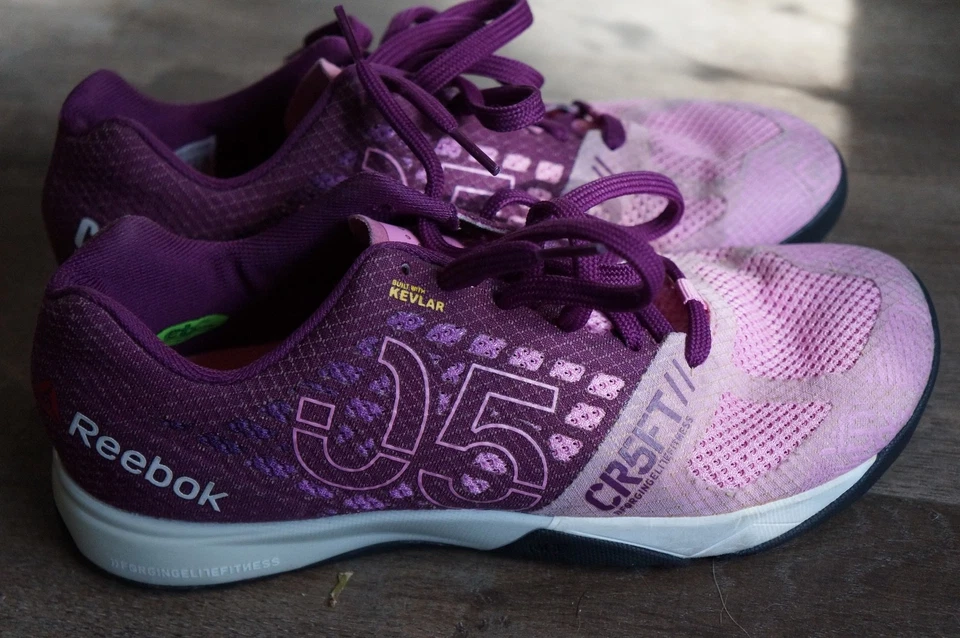 REEBOK Kevlar CROSSFIT NANO 5 training shoe Pink /Purple CR5FT eu40 womens 9  - Image 1 of 4