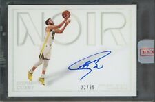 2020-21 Panini Noir Stephen Curry Signed AUTO 22/25 Golden State Warriors