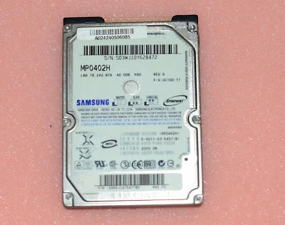 Samsung MP0402H, 2.5" 40GB IDE Hard Drive 5400 RPM - Image 1 of 3