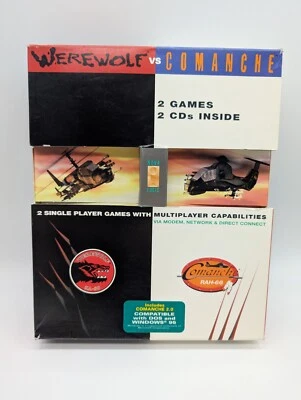 Werewolf vs Comanche 2:0 (PC, 1995) Big Box Game Complete w/Sealed Discs! - Image 1 of 4