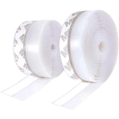 2 Stück Silikon Dichtungsstreifen 3 Meter Silikondichtstreifen Türbodendichtung - Bild 1 von 4