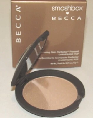 Smashbox x Becca Shimmering Skin Perfector Pressed CHAMPAGNE POP NIB - Image 1 of 2