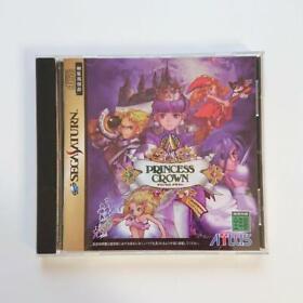 Princess Crown Sega Saturn SS Atlus Role Playing Game 1997 Import From Japan