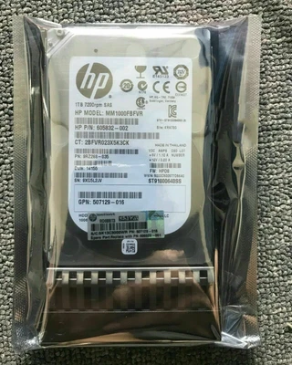HP 605835-B21 606020-001 1TB 2.5 SFF 6G DP SAS 7.2K RPM Hard Drive - Image 1 of 4