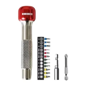 Hex Ratchet Wrench Ergonomic Grip Multifunctional Sturdy Screwdriver Kit - Picture 1 of 5
