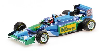 1:43 Minichamps Benetton Ford B194 Johnny Herbert Japanese Gp 1994 417941506 Mod - Image 1 of 2