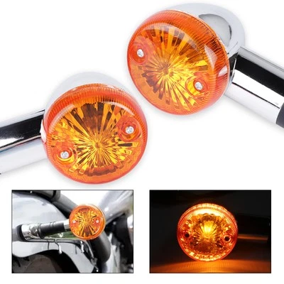 2X Motorcycle Turn Signals Light For Kawasaki Vulcan VN 800 900 1500 1600 1700 - Image 1 of 4