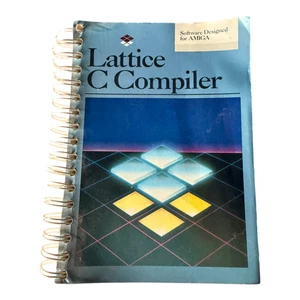 Lattice C Compiler Manual - Software for Amiga - Vintage Programming Book - Picture 1 of 4