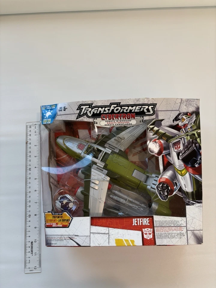 Figura de acción Transformers Cybertron Jetfire Autobot Ultra Class NUEVA 2005 Foto 1 de 4