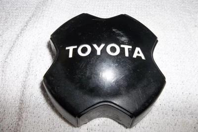 丰田 Tercel 卡罗拉 1987 - 90 轮中心轮毂盖黑色 6318 正品 13 英寸轮辋 — 第 1/2 张图片