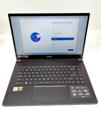 MSI GS66 Stealth 15.6" i9-10980HK 32GB 1TB SSD RTX 2070 gaming Laptop - Image 1 of 4