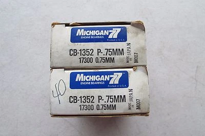 Cojinete de biela para Toyota Corolla Tercel 80-84 (CB-1352 P-.75MM) - 4 pr Foto 1 de 2