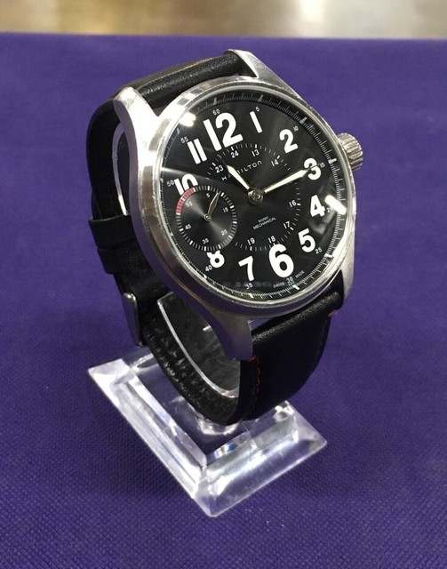 hamilton khaki field officer mechanical 44mm