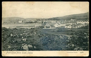 SCOTLAND Port Ellen Postcard 1907 Island of Islay Birds Eye View - Picture 1 of 2