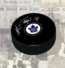 Miroslav Frycer Toronto Maple Leafs Autographed Puck 
