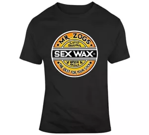 Camiseta SexWax Negra Camiseta Surf Sexo Cera Para Hombres Skim Wake Body Camiseta - Imagen 1 de 4